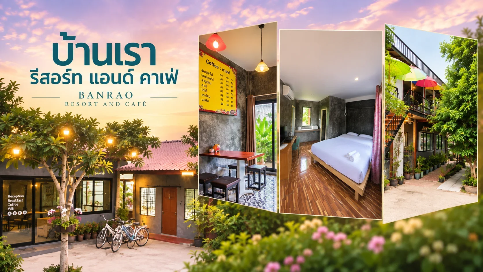ที่พัก ศรีสัชนาลัย บ้านเรา รีสอร์ท แอนด์ คาเฟ่