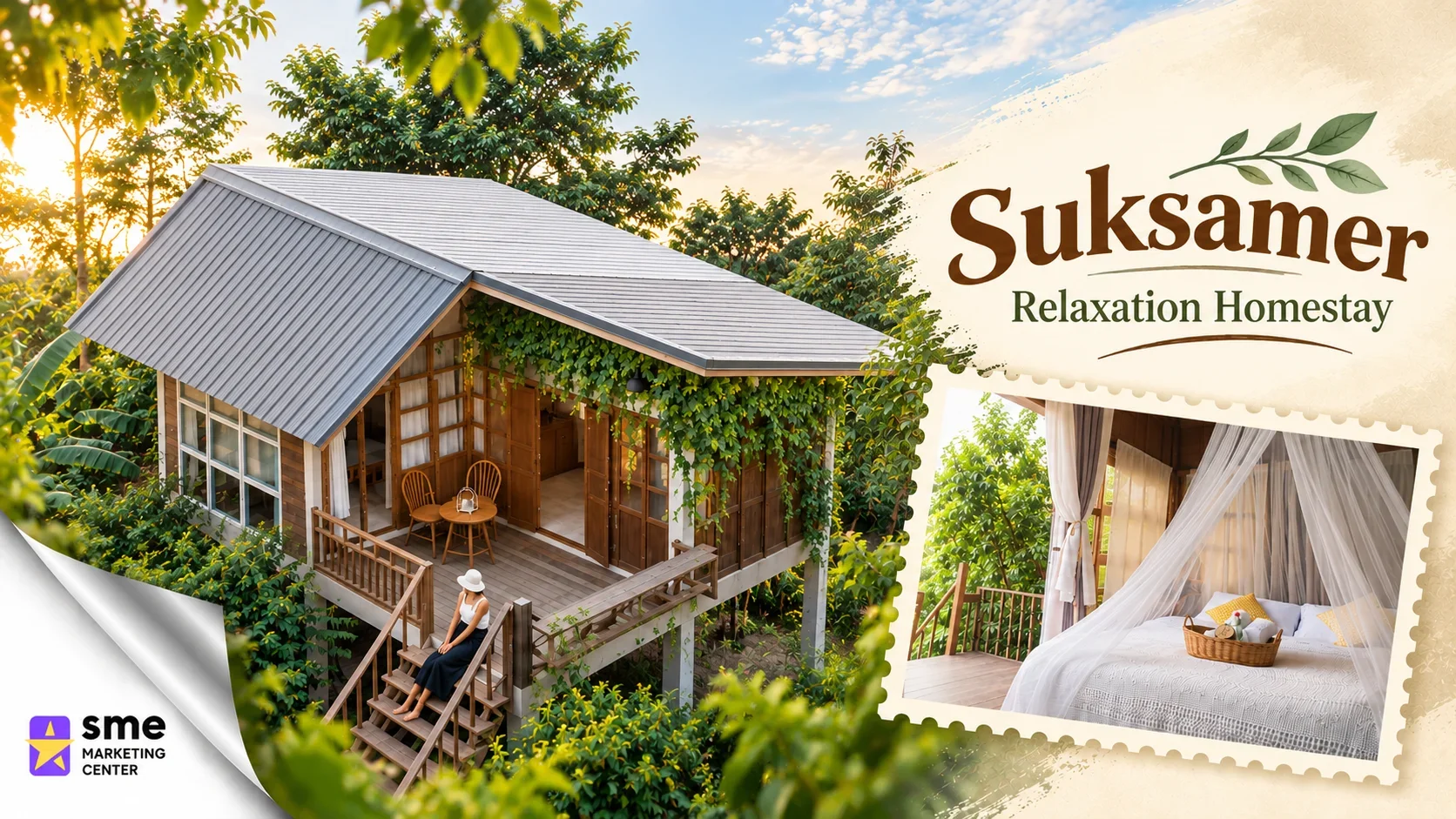 ที่พัก สวรรคโลก Suksamer Relaxation Homestay
