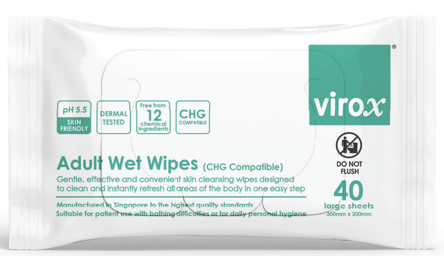VIROX Adult Wet Wipes Main Banner