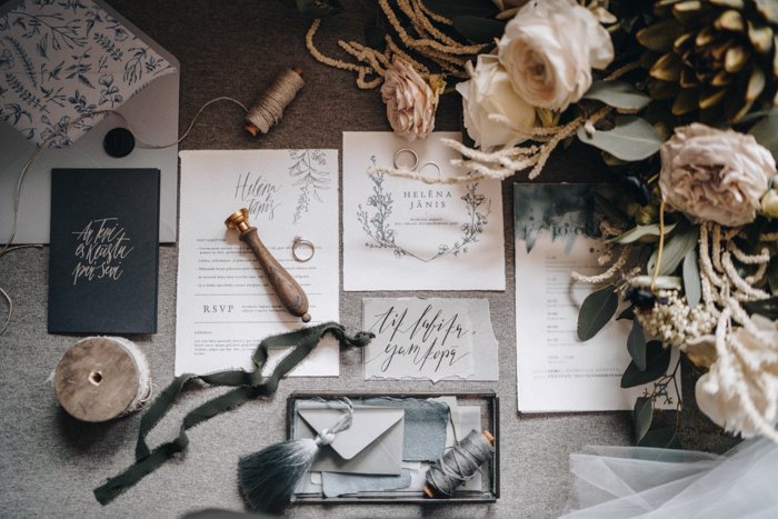 การจัดงานแต่งสไตล์ Rustic ธีม Navy Blue & Grey