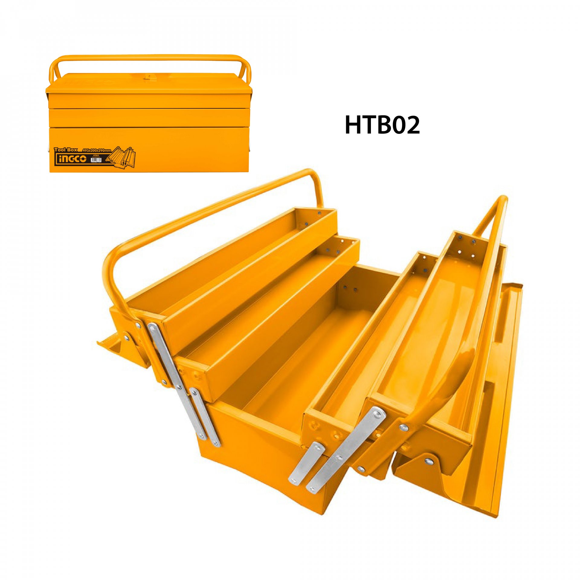 กล่องเครื่องมือช่าง 3 ชั้น INGCO HTB02
