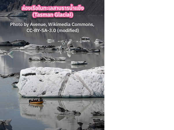 เที่ยว Tasman Glacial นิวซีแลนด์