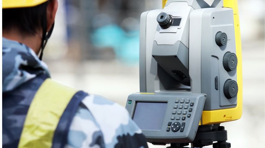 การตั้งลูกน้ำในกล้อง Total Station
