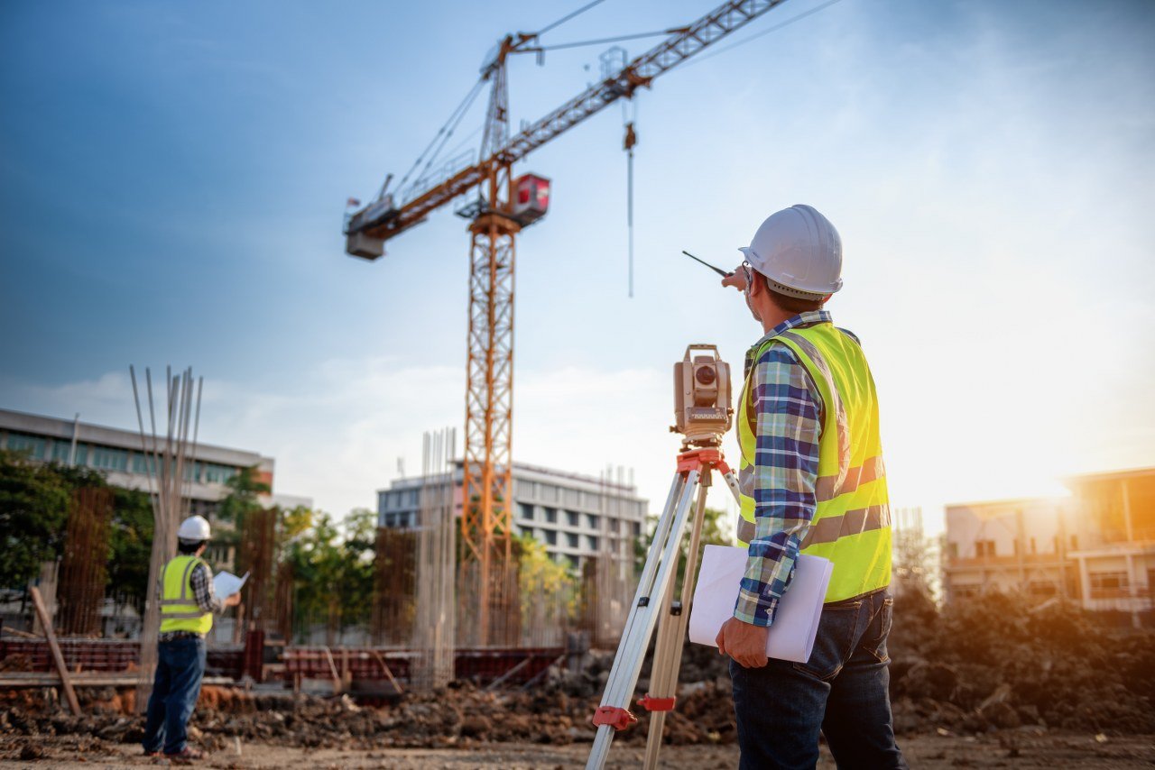 กล้องประมวลผลรวม (Total station) กับงานก่อสร้างอาคาร