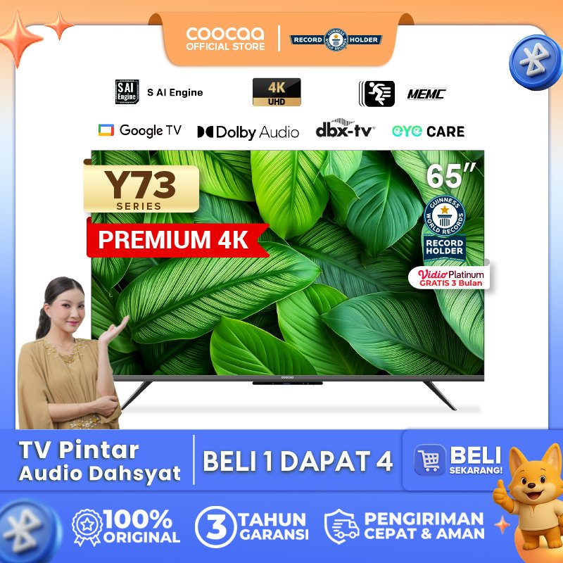 Coocaa 65Y73 4K Google TV