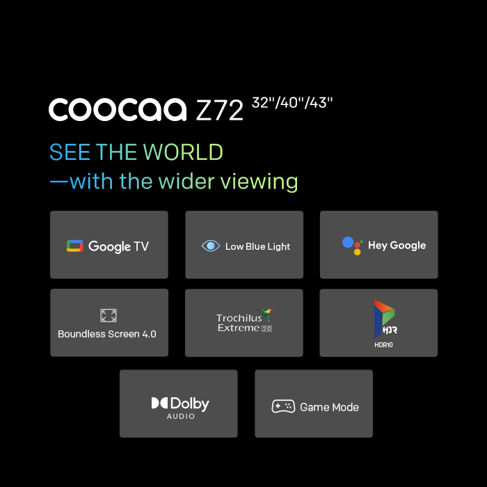 Coocaa 40Z72 Google TV Coocaa 40Z72 Google TV