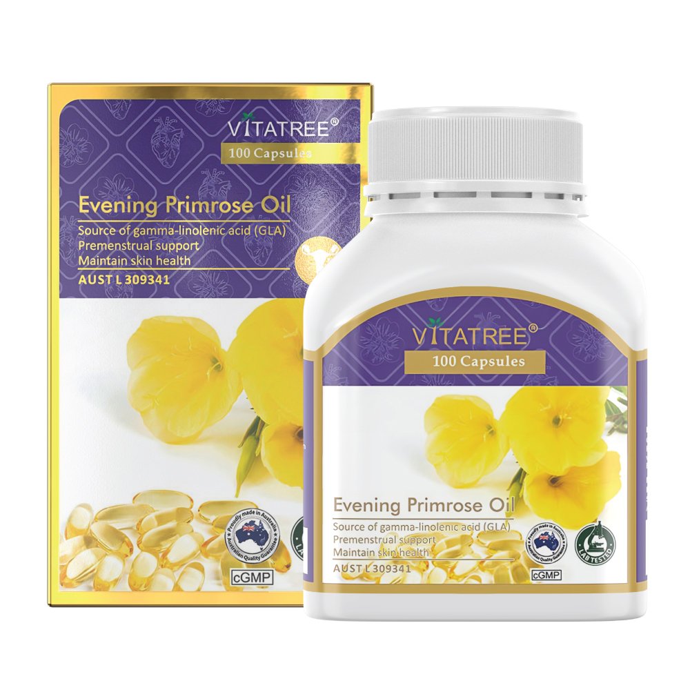 Vitatree Evening Primrose Oil (EPO) 100 Capsules vitatree