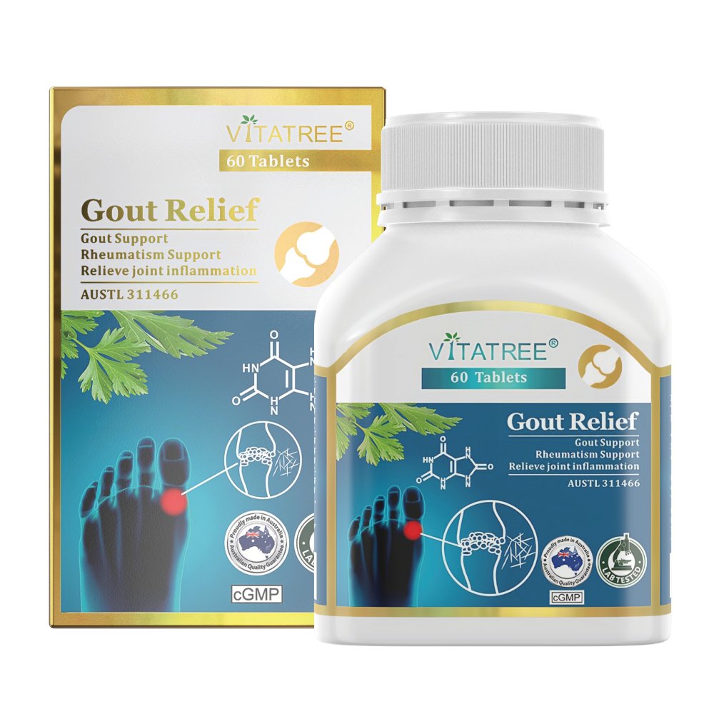 Vitatree Gout Relief 60 Tablets vitatree