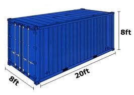 CONTAINER DIMENSIONS & WEIGHT