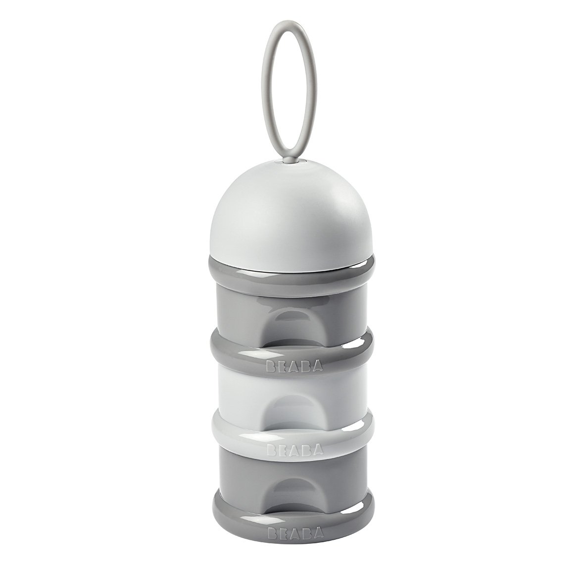 Stacked formula milk container - GREY