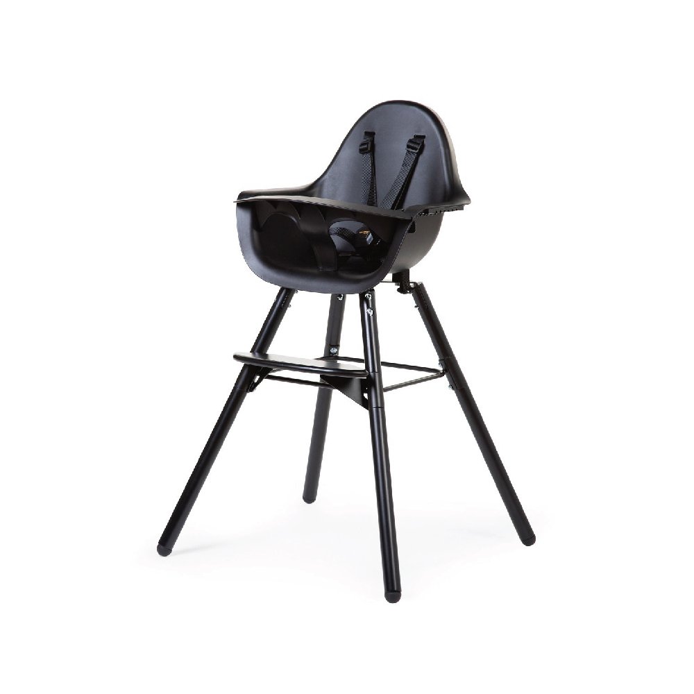 เก้าอี้อเนกประสงค์ รุ่น EVOLU 2 HIGH CHAIR BLACK  2 in 1 + BUMPER