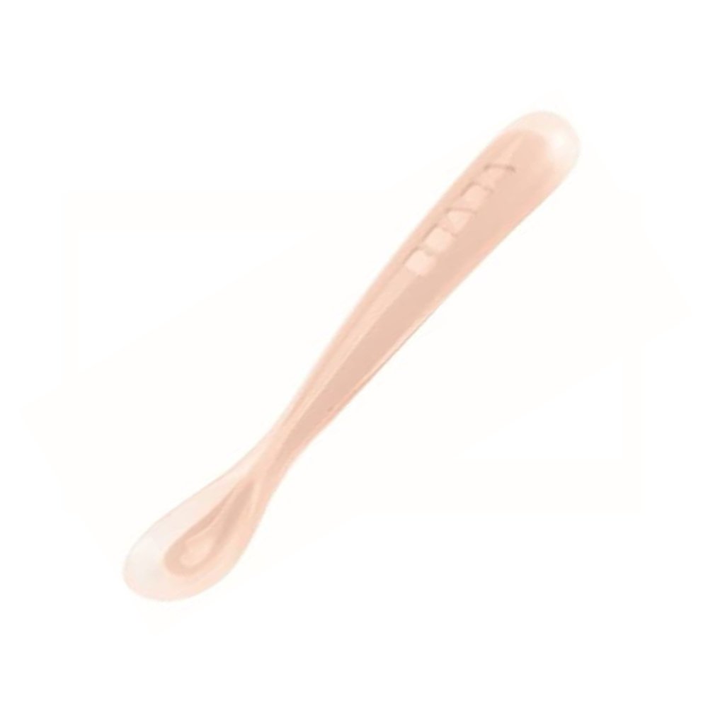 Ergonomic 1st age Silicone Spoon – Nude