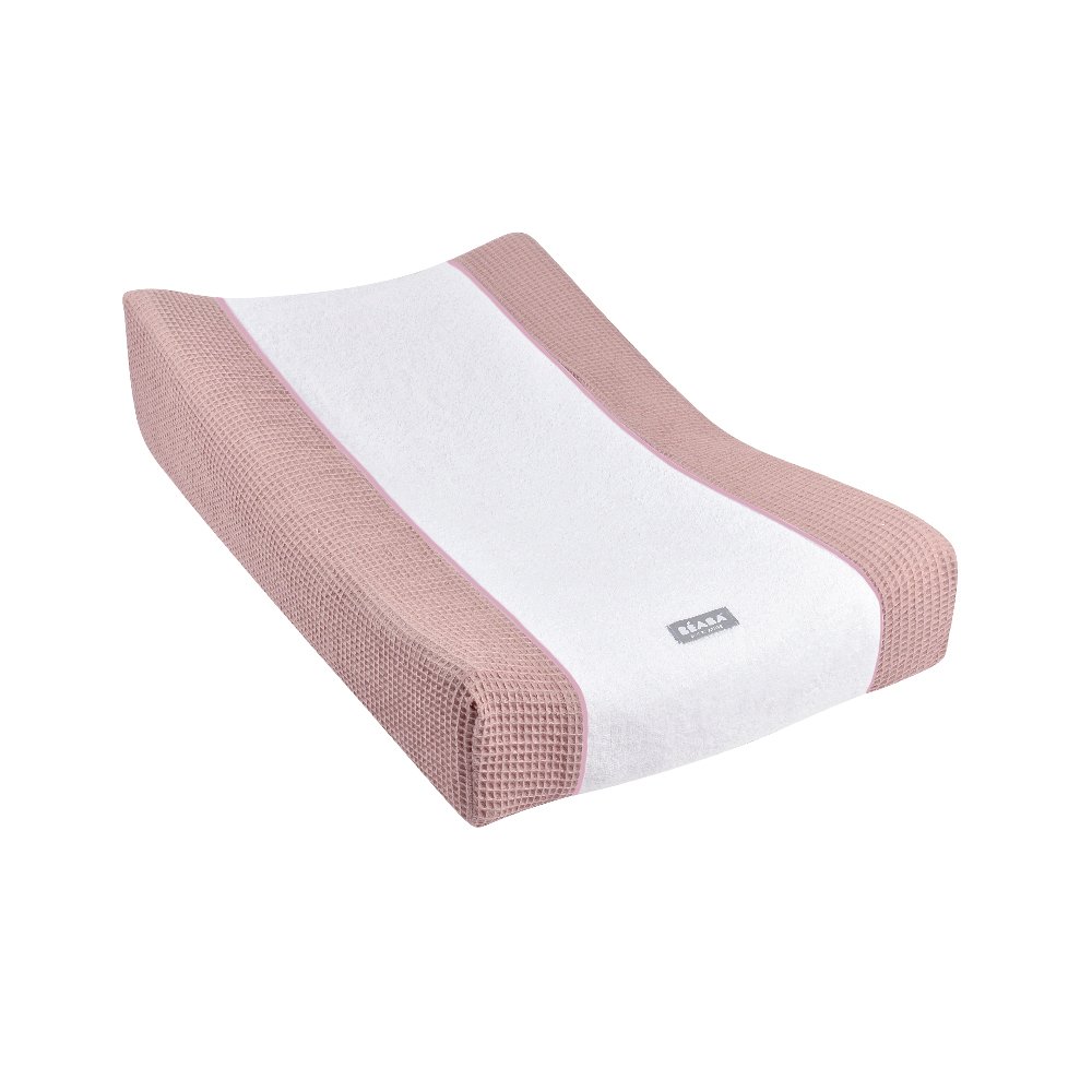 SOFALANGE Changing Mat with "Honeycomb" Cover Fitted Sheet - Vintage Pink