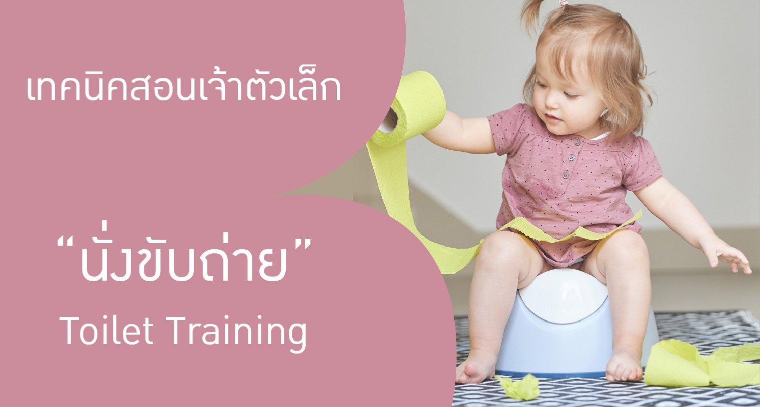 เทคนิคสอนเจ้าตัวเล็ก "นั่งขับถ่าย"