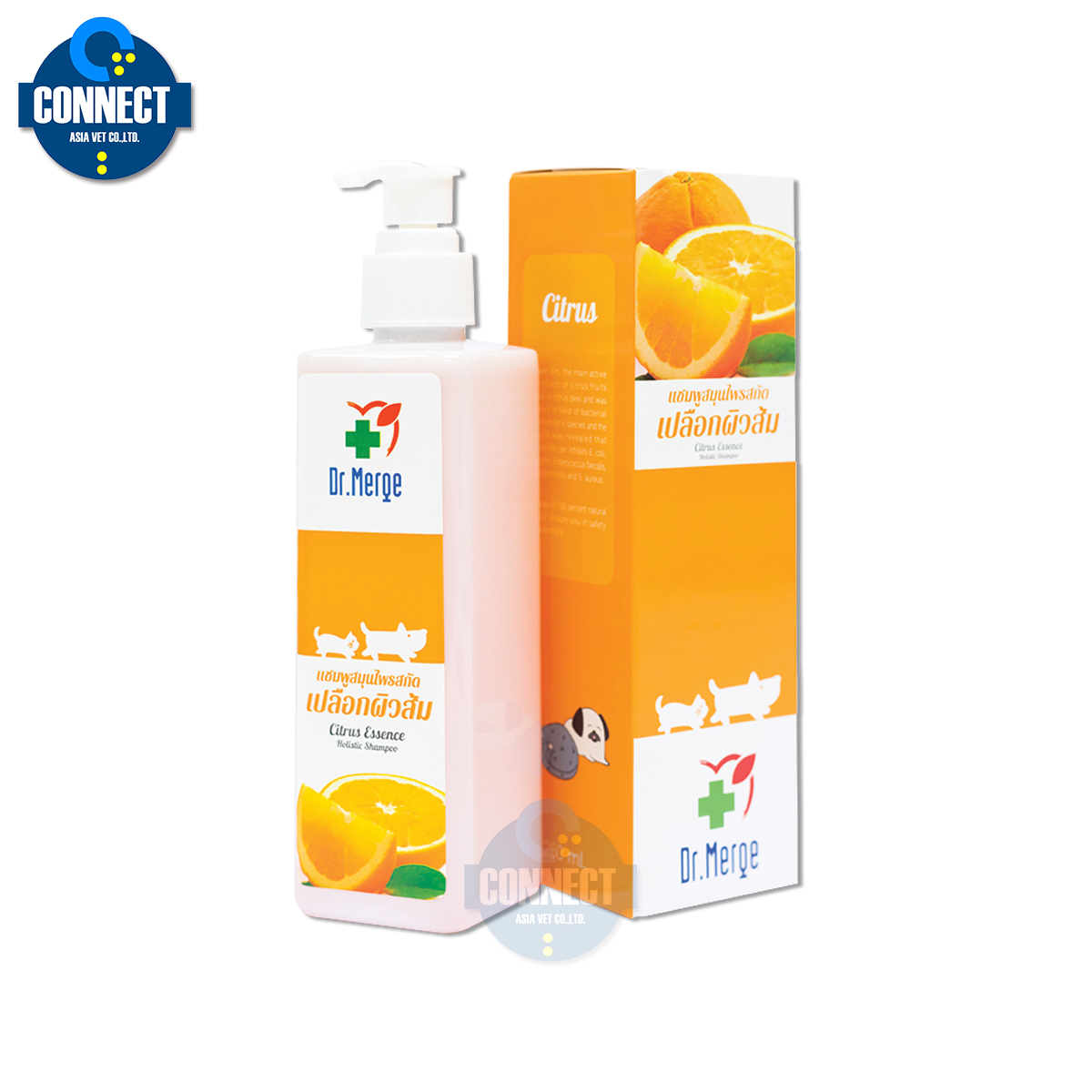 Dr.Merge Citrus Essence Holistic Shampoo ดร.เมิร์จ แชมพูเปลือกผิวส้ม ขนาด 250 มล.