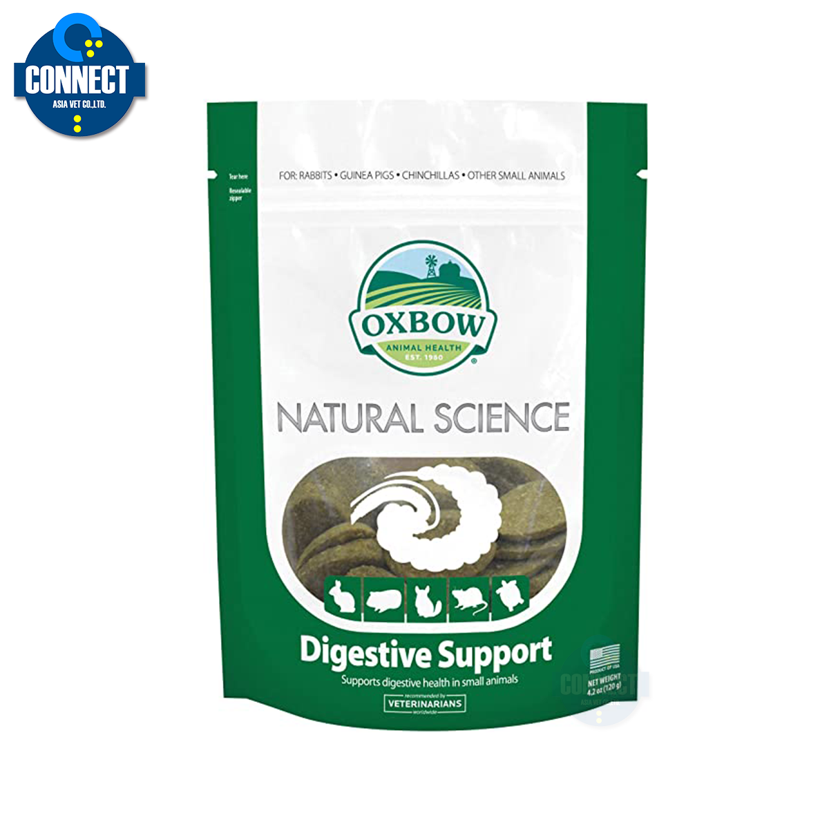 Oxbow - Natural Science Digestive Support ขนาดถุง 295 กรัม.