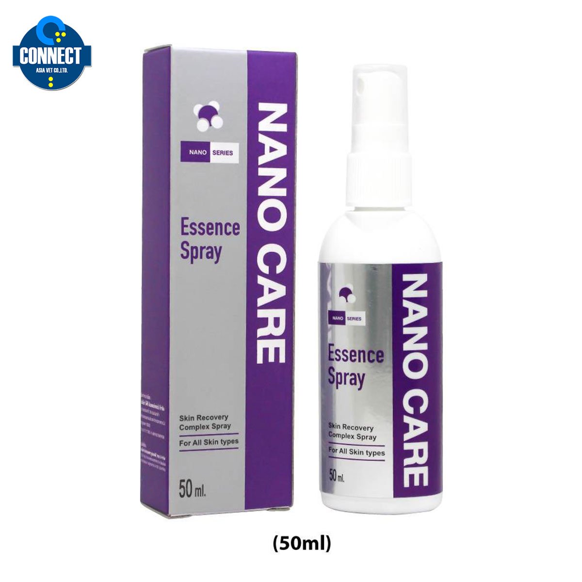 Nano Care Essence Spray สเปรย์นาโนแคร์ กระตุ้นการหายของแผล สำหรับสัตว์เลี้ยง 50 ml.