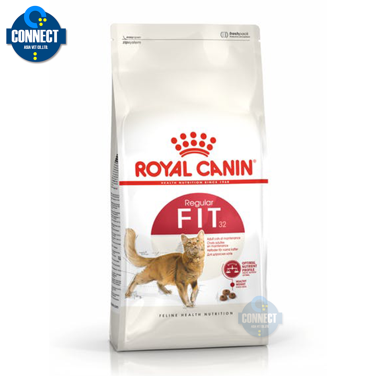 Royal Canin Fit ขนาดถุง ( 400 กรัม , 2 กิโลกรัม , 4 กิโลกรัม )