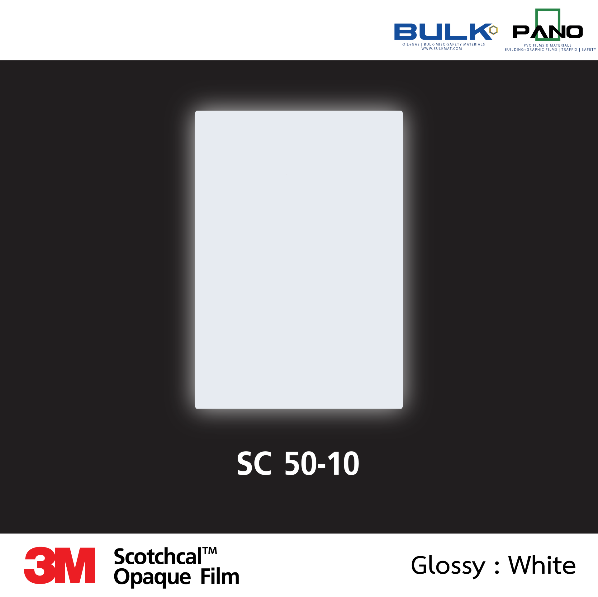3M Scotchcal Graphic Film 50 Series-SC50-10 – White