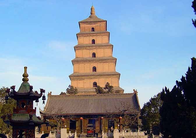 เจดีย์ห่าน กลางเมืองซีอาน เดิมเป็นสถูปทรงกลม? เจดีย์ห่าน กลางเมืองซีอาน เดิมเป็นสถูปทรงกลม?