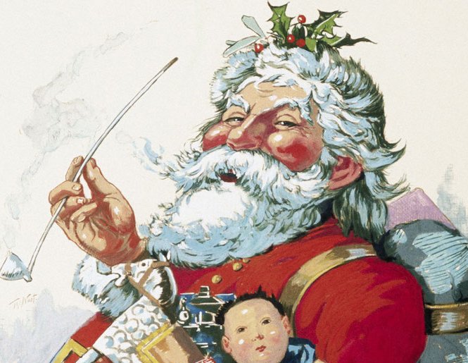 ภาพลักษณ์ซานต้าคลอส “อ้วน ใจดี มีเครา ใส่เสื้อแดง” เกิดขึ้นที่สหรัฐ เมื่อศตวรรษที่ 19