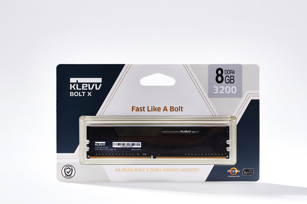 KLEVV BOLT X DDR4 OC Gaming MEMORY - 8GB 3200MHz KLEVV BOLT X DDR4 OC Gaming MEMORY - 8GB 3200MHz