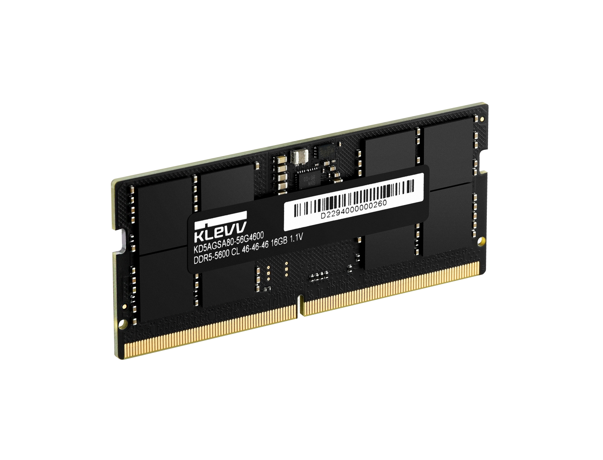 KLEVV DDR5 SO-DIMM STANDARD MEMORY - 32GB 5600MHz