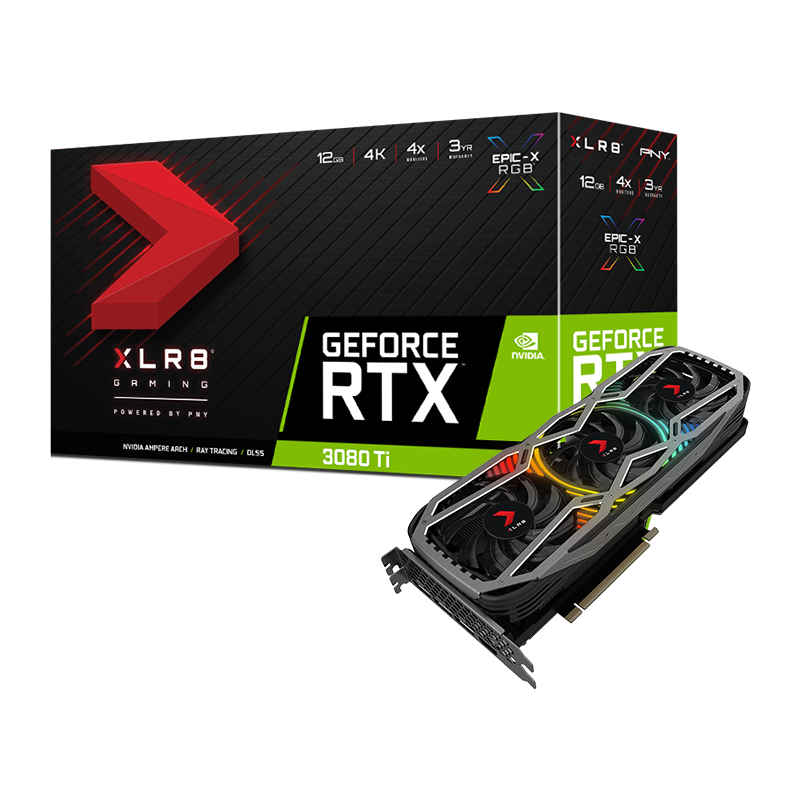 PNY GeForce RTX 3080 12GB XLR8 Gaming REVEL™ EPIC-X RGB™ Triple Fan