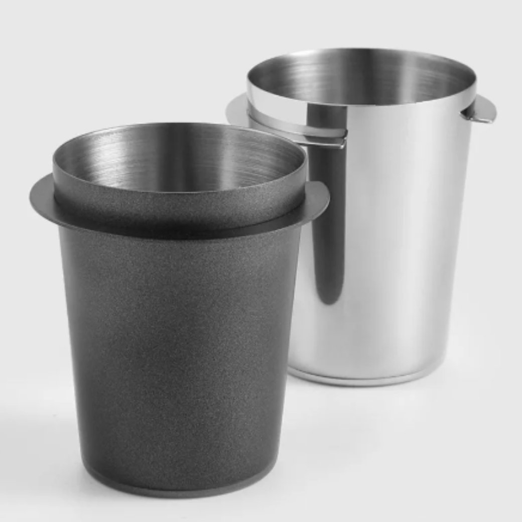 พร้อมส่ง!! Dosing cup ถ้วยโดส กระบอกโดส สแตนเลส 304 ตวงเมล็ดกาแฟ รองผงกาแฟไม่ให้หก สำหรับด้ามชงกาแฟ 51/58mm