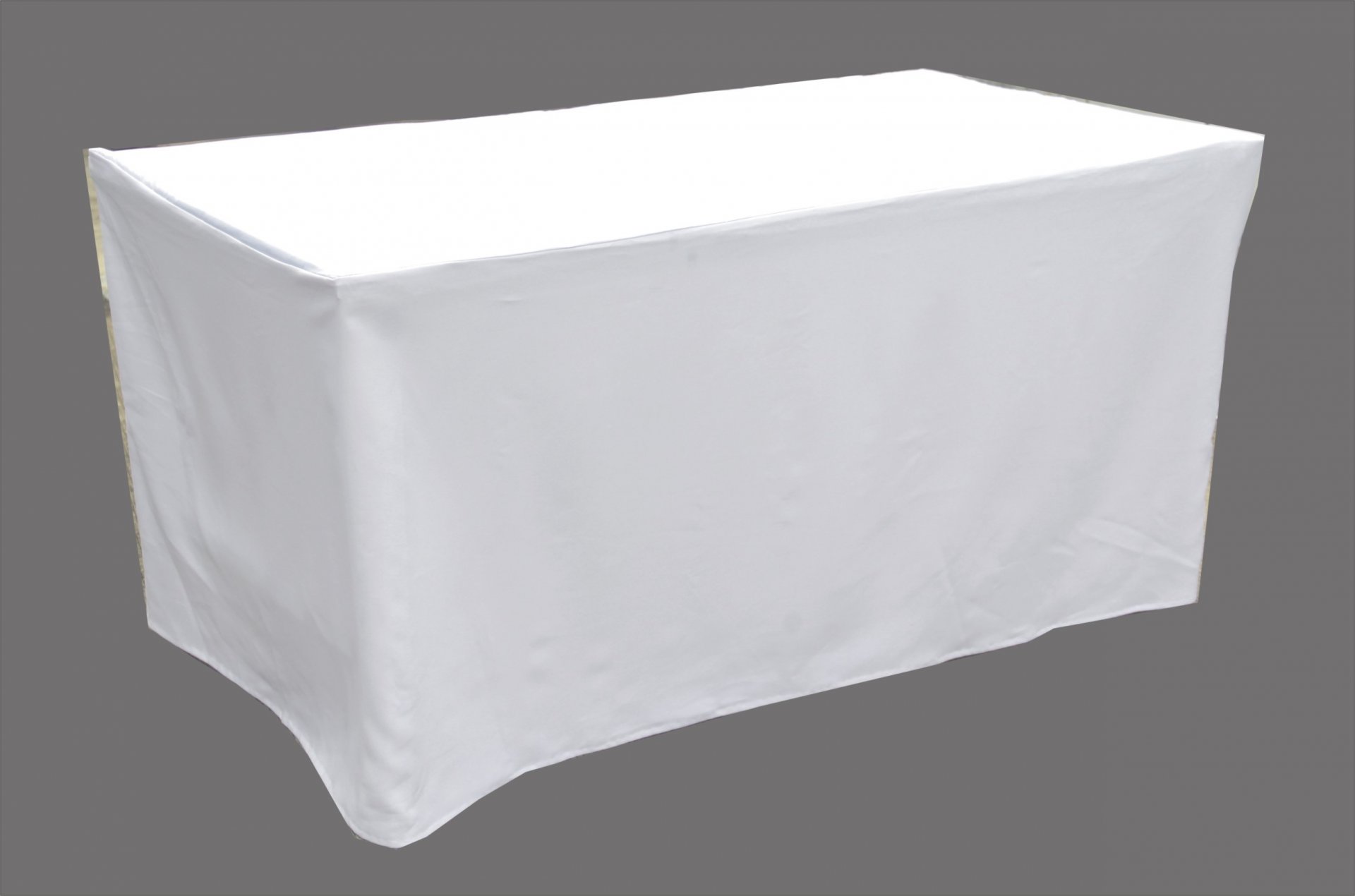 เช่าผ้าคลุมโต๊ะหน้าขาวสีขาวแบบเรียบ