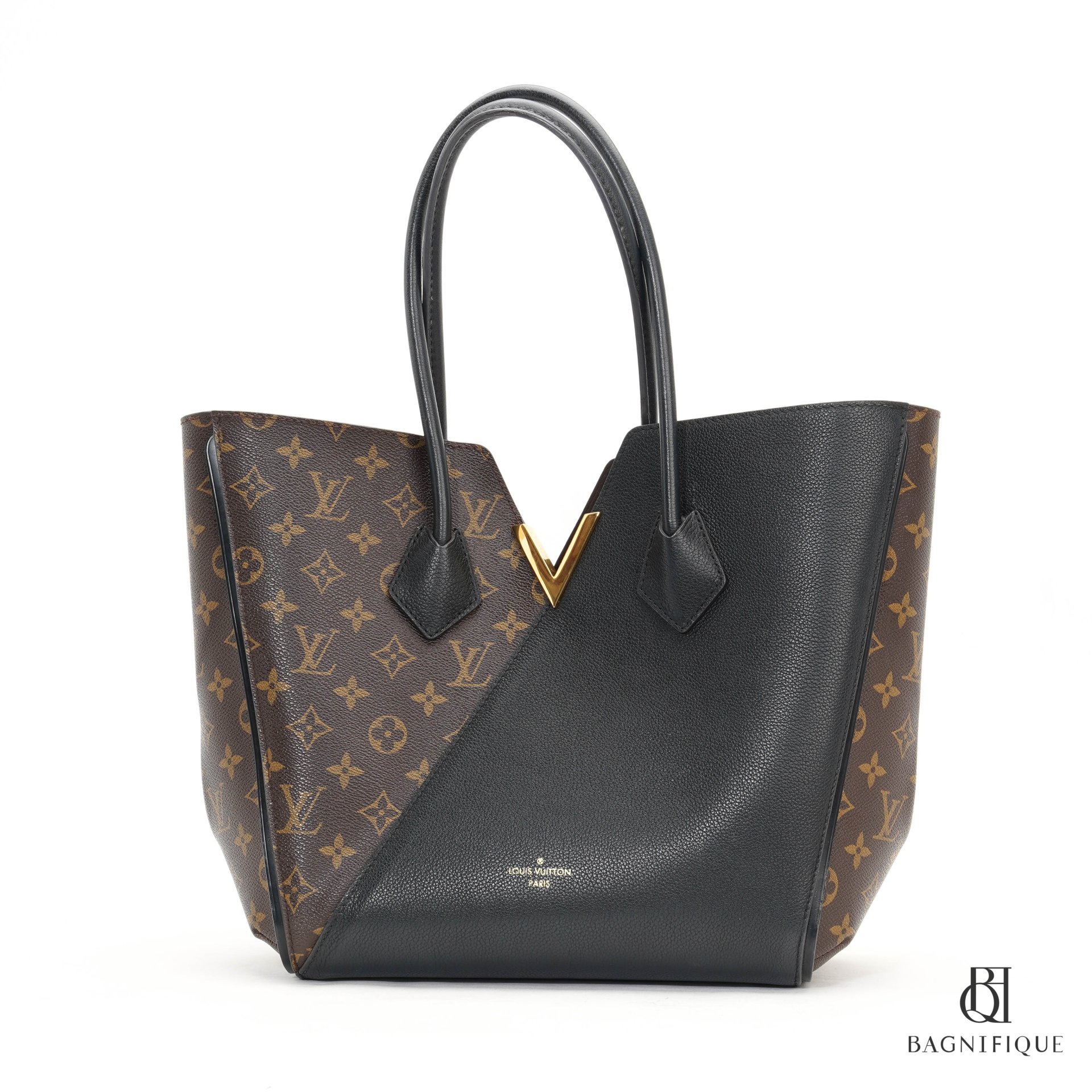 LV KIMONO PM BROWN MONOGRAM BLACK CANVAS GHW