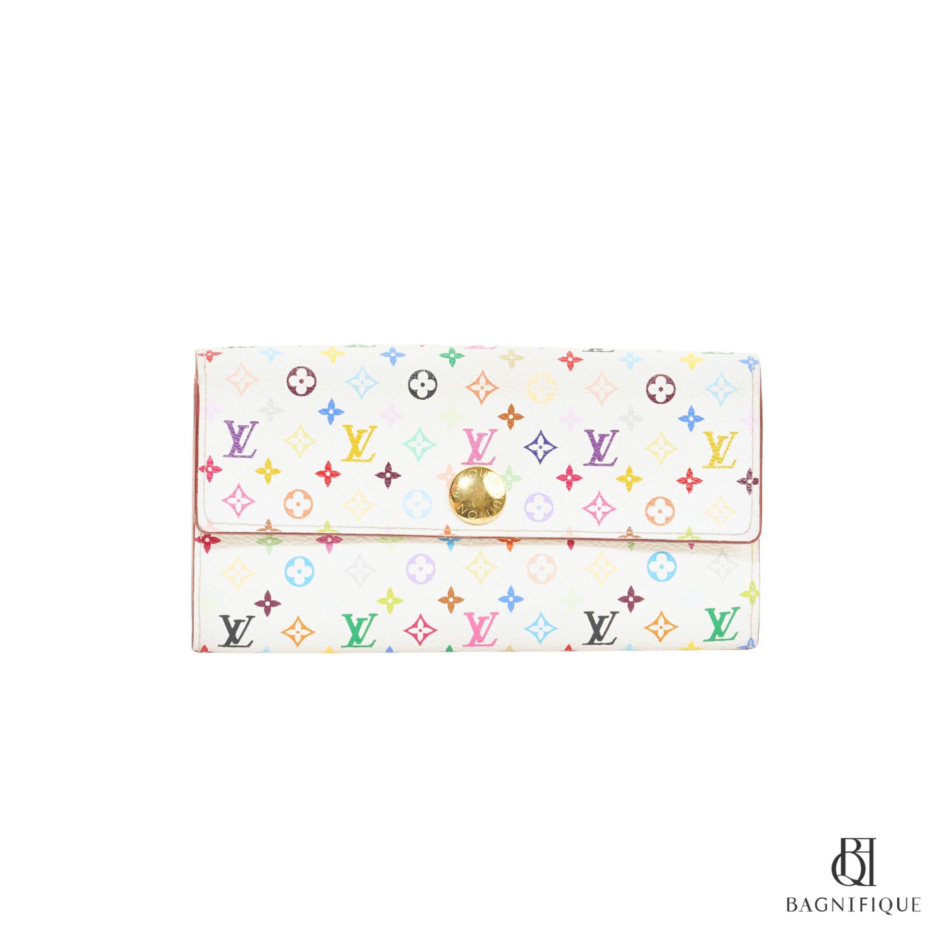 Sarah Wallet Monogram Multicolour GHW