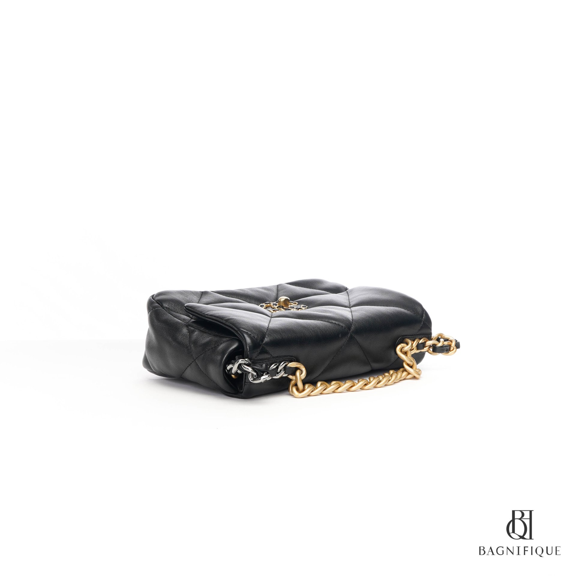 CHANEL GABRIELLE LARGE BLACK LAMB SGHW - bagnifiquethailand