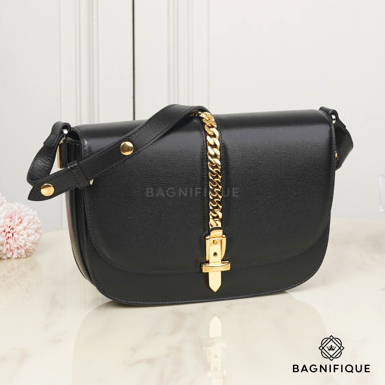 GUCCI SYLVIE 1969 BLACK - bagnifiquethailand