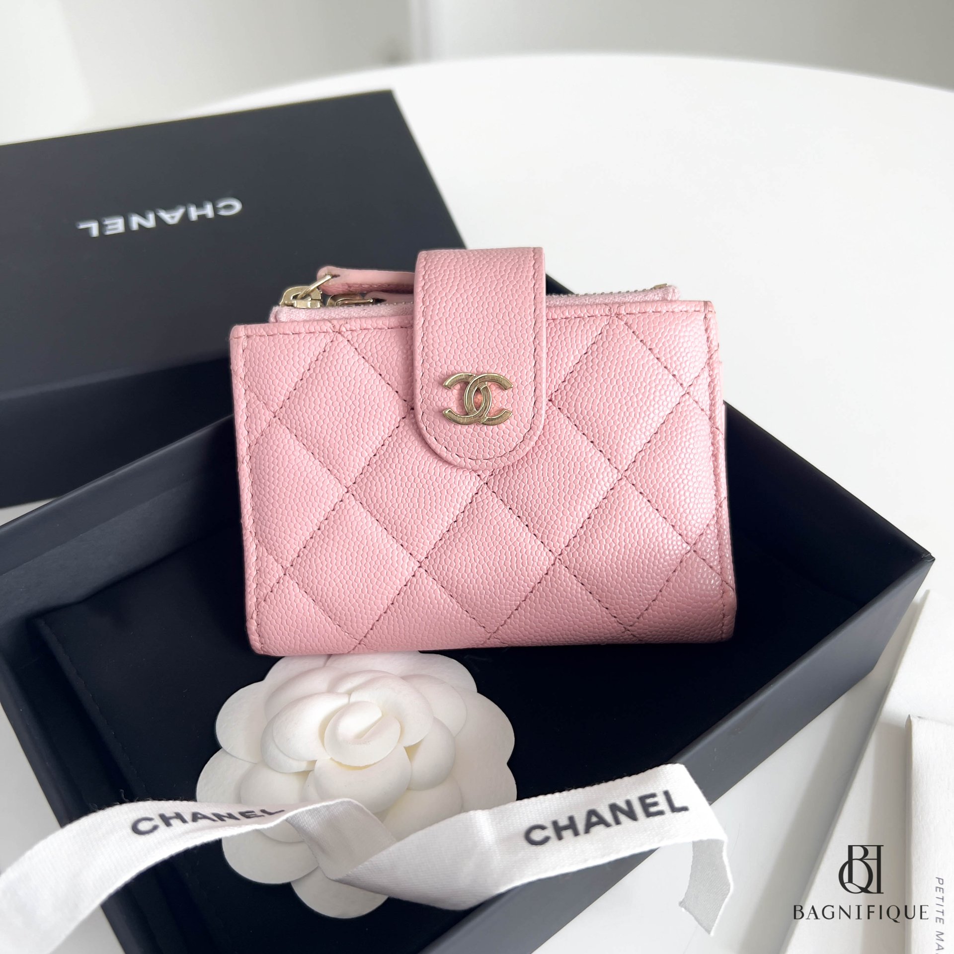 CHANEL CLASSIC CARD HOLDER IN PINK