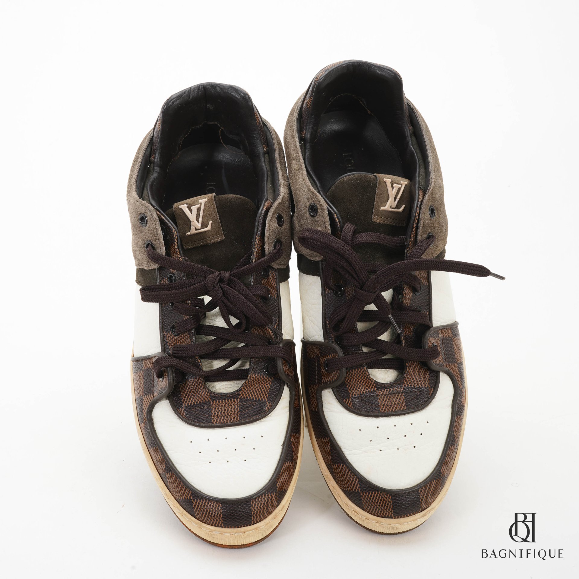 LOUIS VUITTON SNEAKERS 9_ BROWN DAMIER - bagnifiquethailand