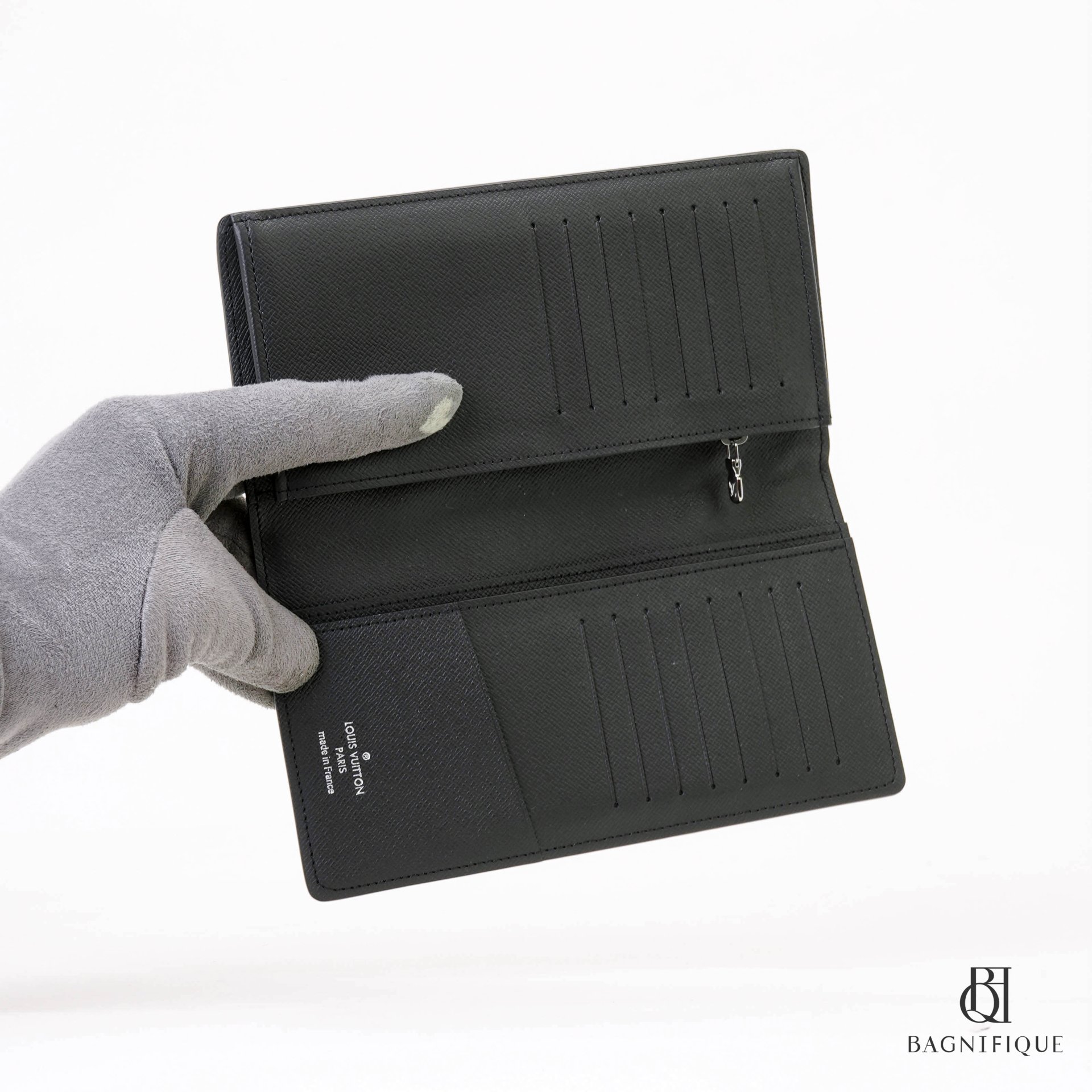 Louis Vuitton LV Long Wallet Black For Men