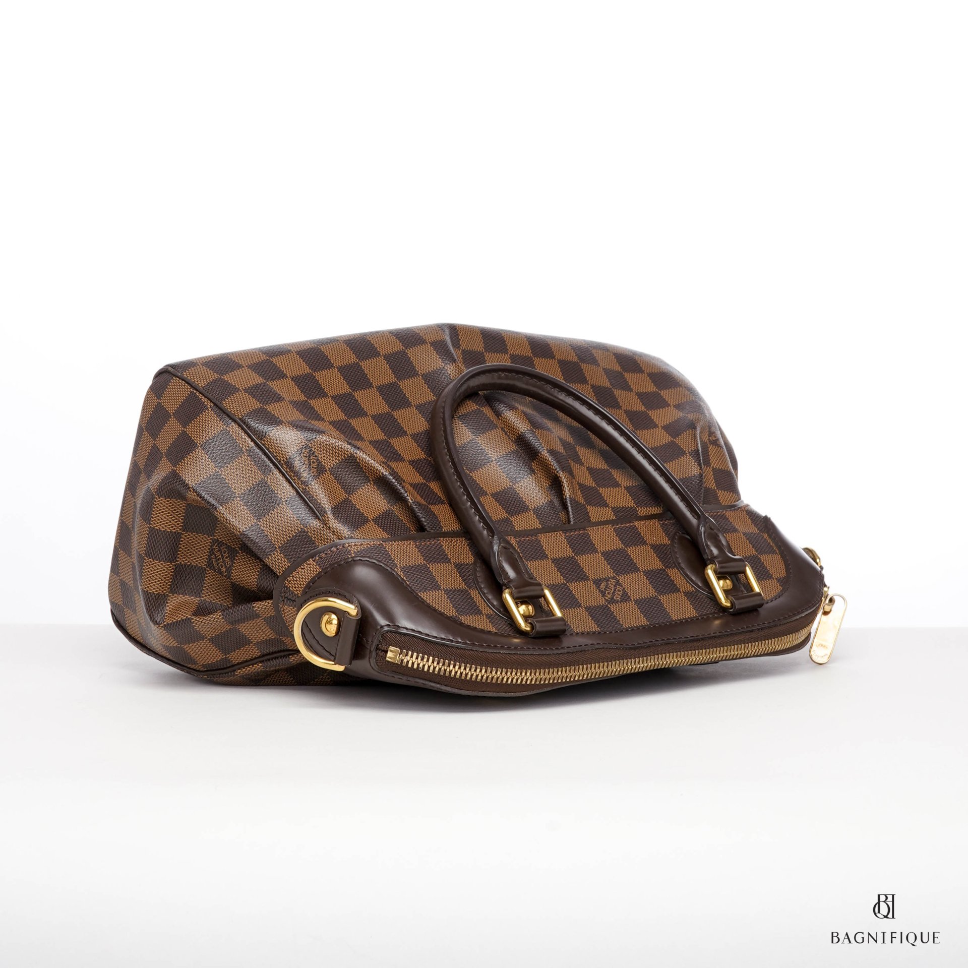 LOUIS VUITTON TREVI PM BROWN DAMIER CANVAS GHW - bagnifiquethailand