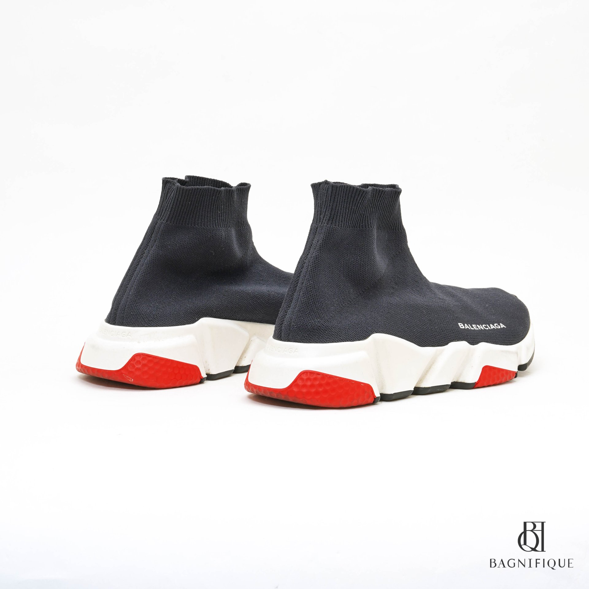 BALENCIAGA Paris High distressed rubber and cottoncanvas slipon sneakers   NETAPORTER