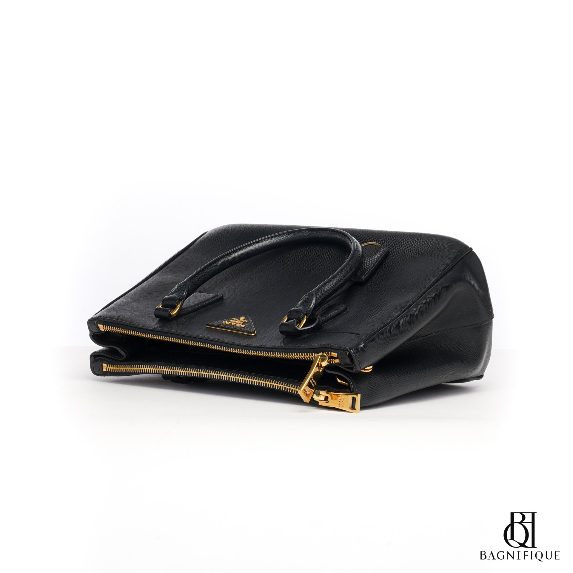 Prada Galleria Saffiano Leather Mini Bag Nero, Black