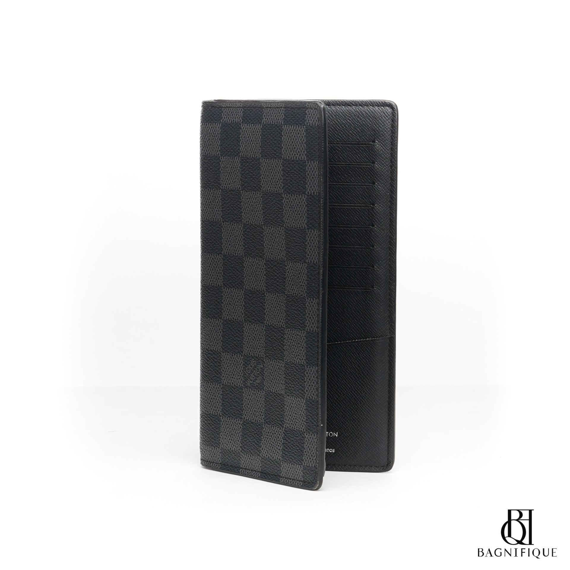 LV BRAZZA WALLET LONG GRAPHITE DAMIER CANVAS - bagnifiquethailand