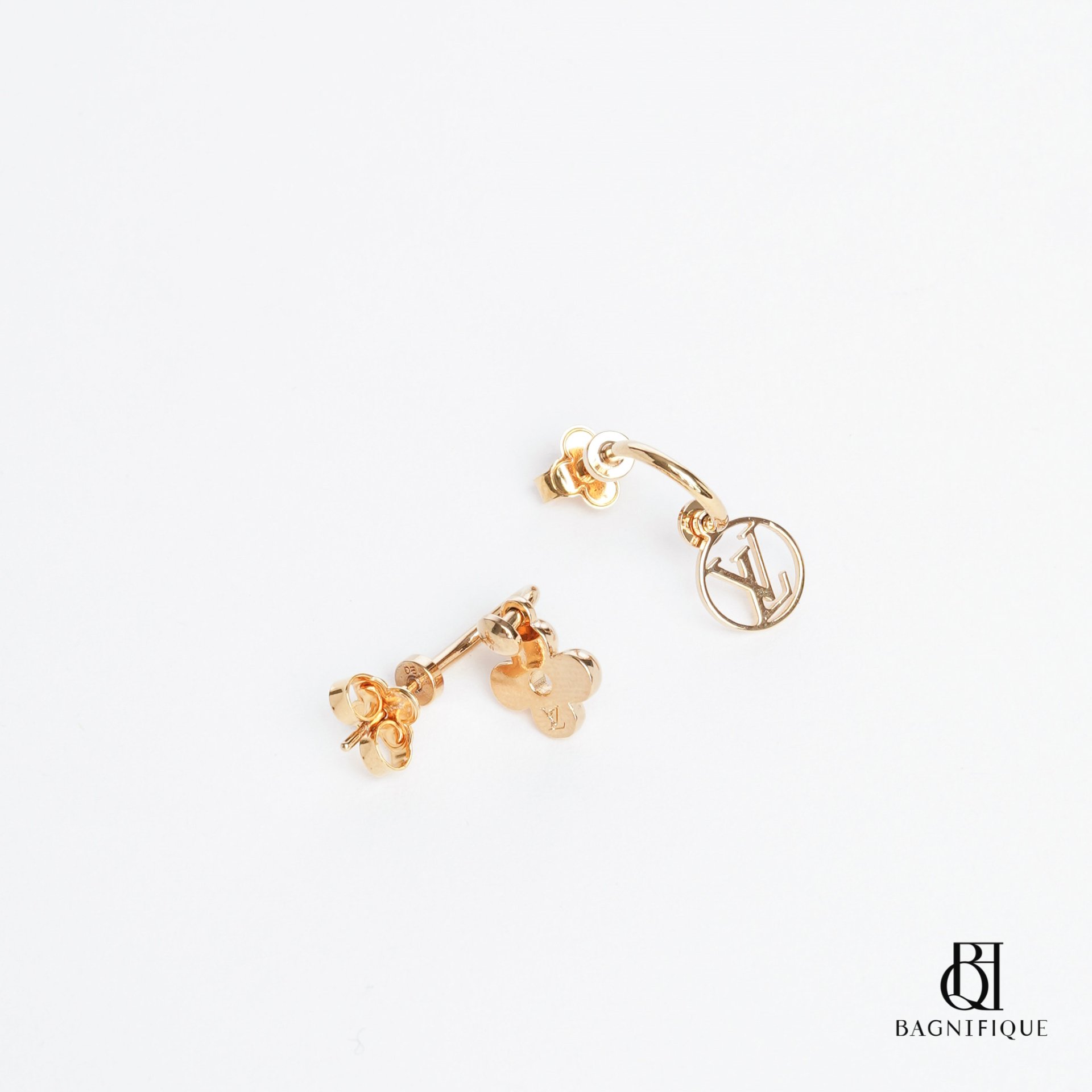 LV EARRING BLOOMING GOLD - bagnifiquethailand
