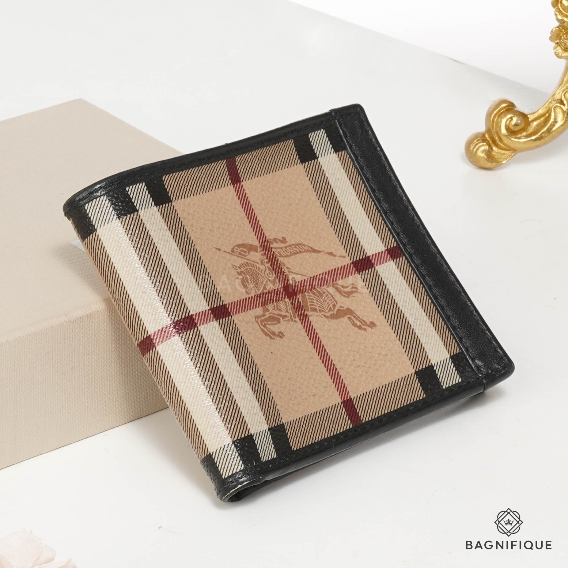 BURBERRY 8 CARD WALLET CLASSIC KNIGHT