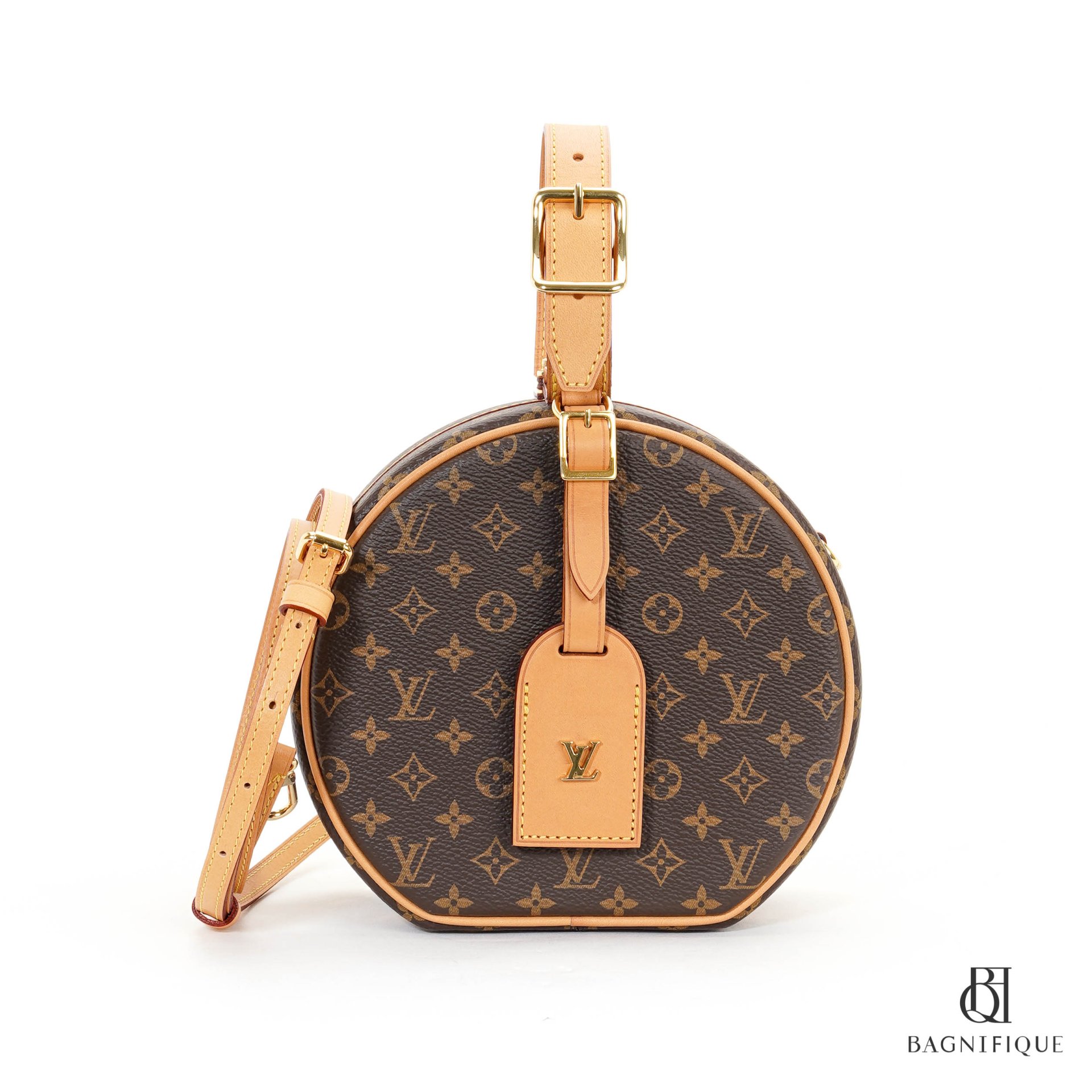 LOUIS VUITTON BOITE CHAPEAU 17 BROWN MONOGRAM CANVAS GHW