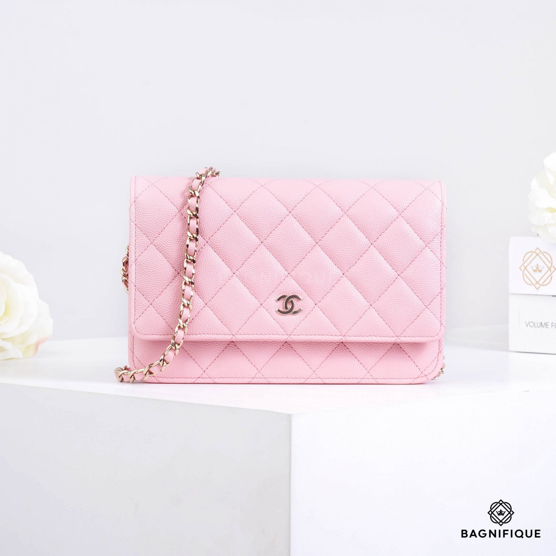 CHANEL WOC BABY PINK CAVIAR GHW MICRO