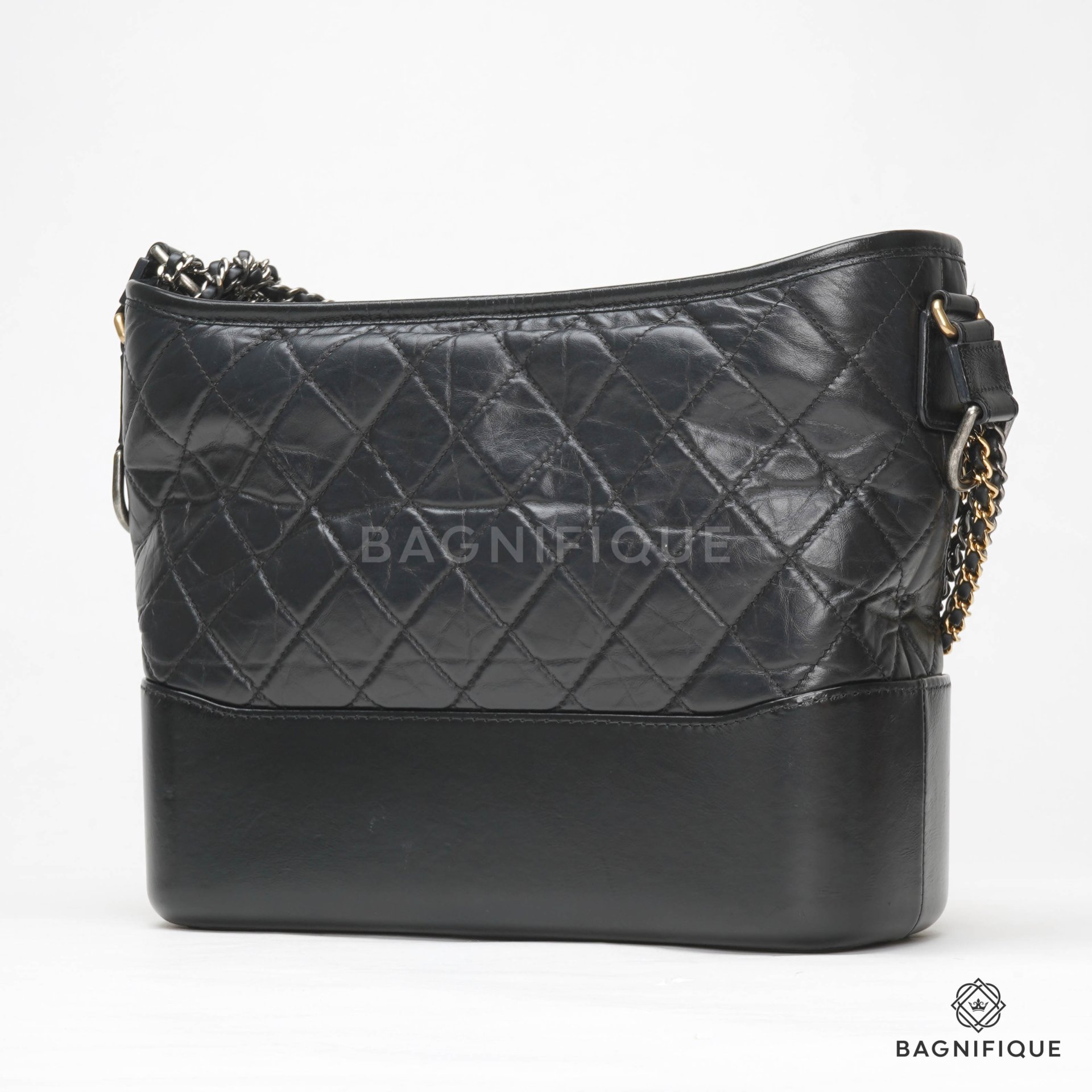 Chanel Gabrielle Shoulder Bag Black Leather ref.932828 - Joli Closet
