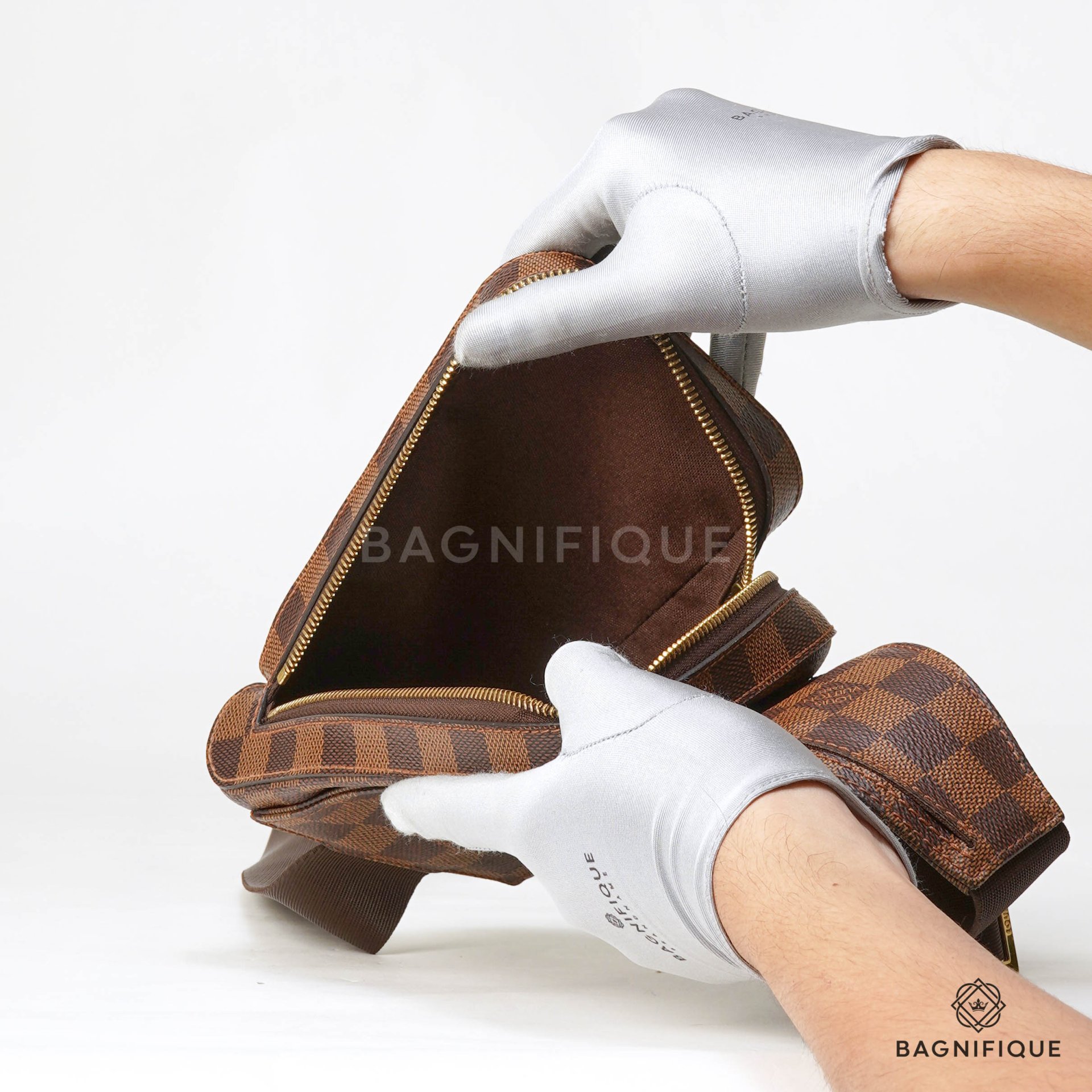 Louis Vuitton Damier Ebene Geronimos Bag - LV Print – Kith