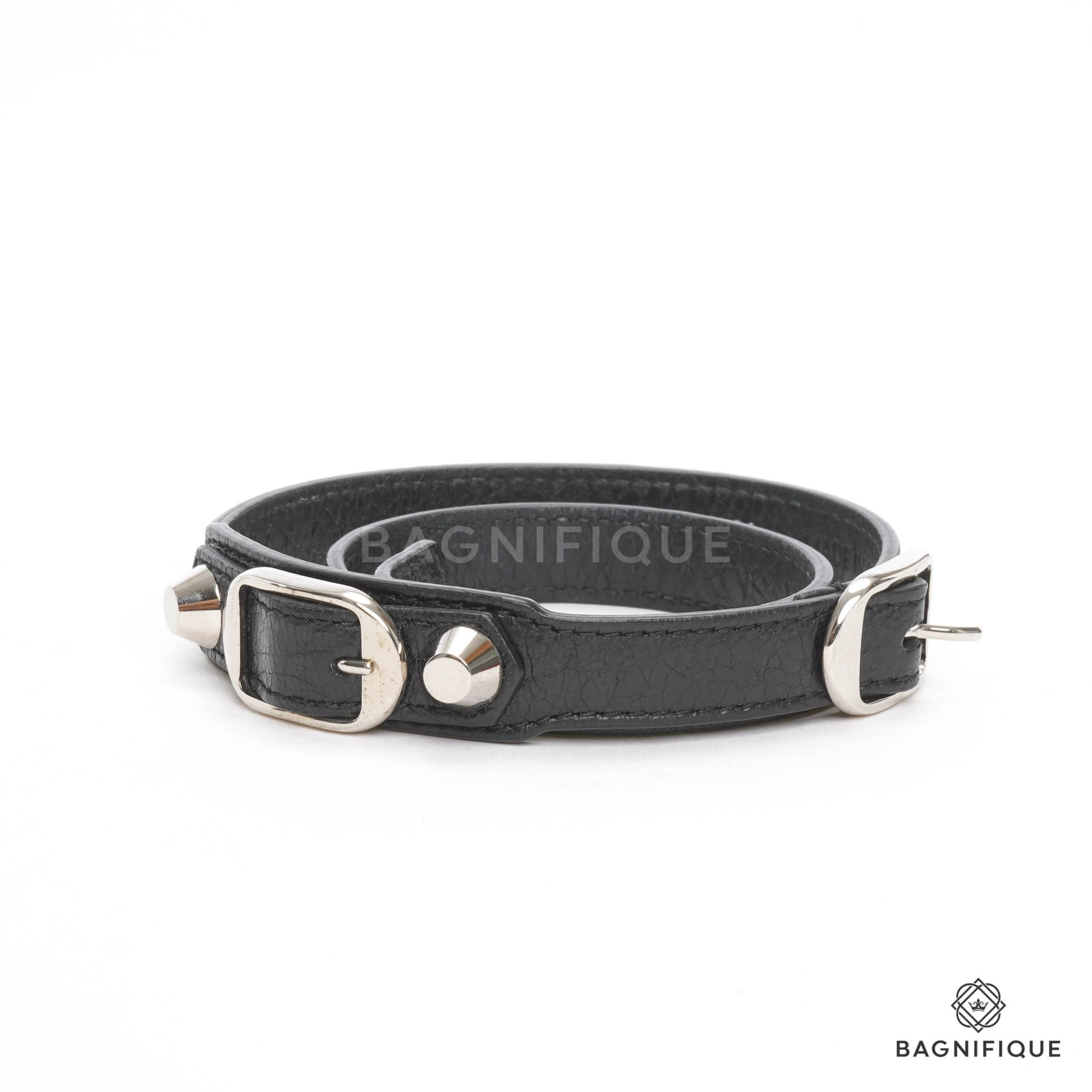 BALENCIAGA BRACELET M BLACK CALF SHW