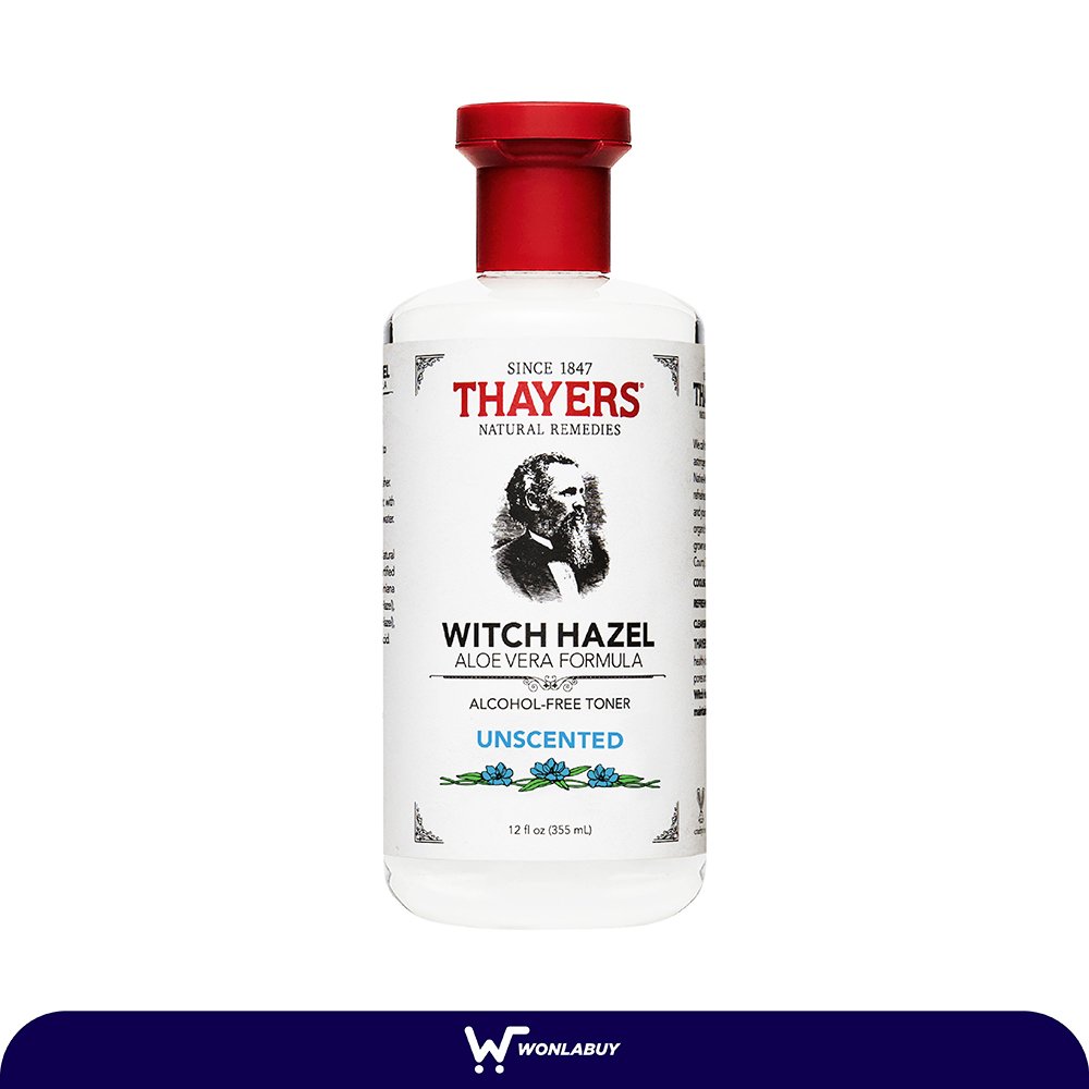 Thayers Unscented Witch Hazel Toner 355 ml.