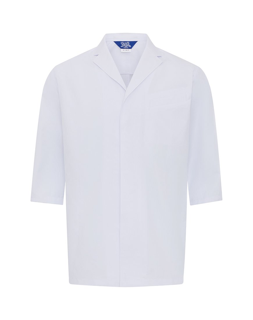 WHITE 3/4-LENGTH SLEEVE SHIRT (SANKO HAKUI)